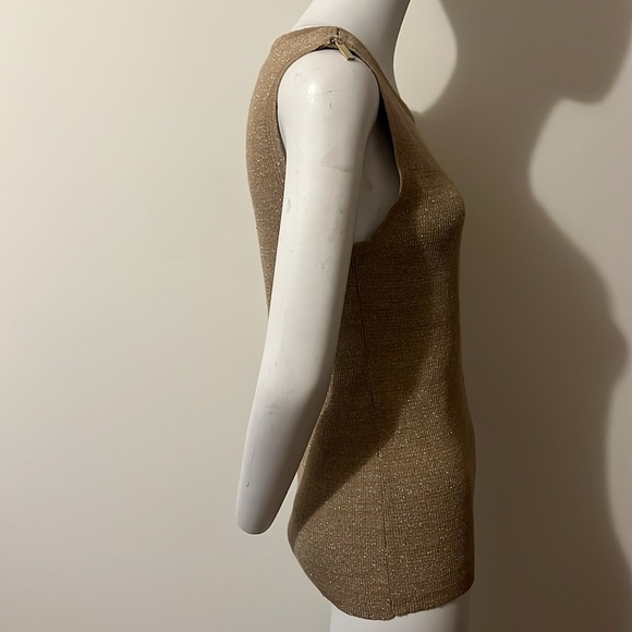 Alfani Ribbed Knit Metallic Scoop Neck Sweater Size L - Picture 6 of 12